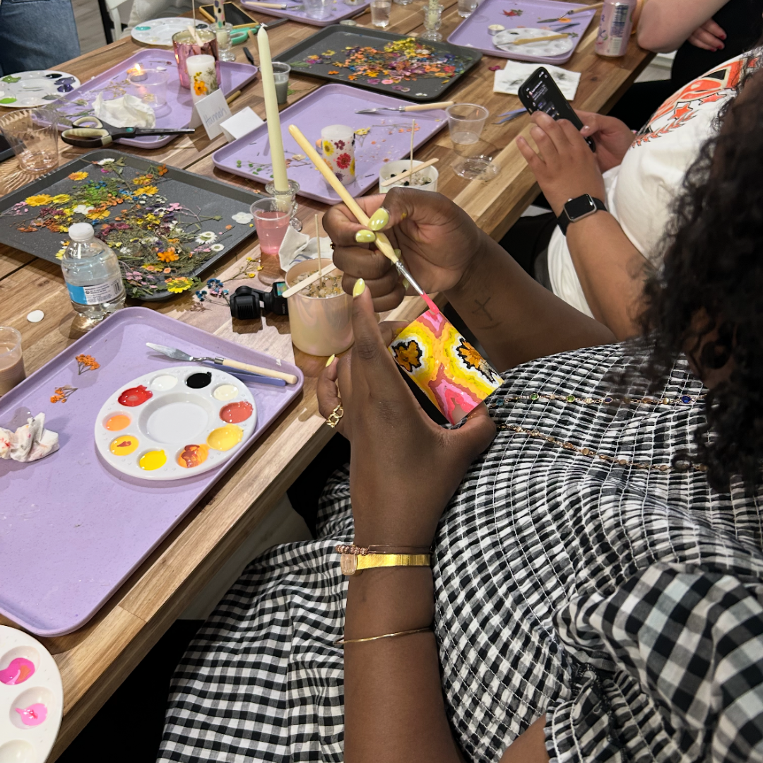 Candle Making and Painting Class | Sat. Nov. 22nd 11am-1pm
