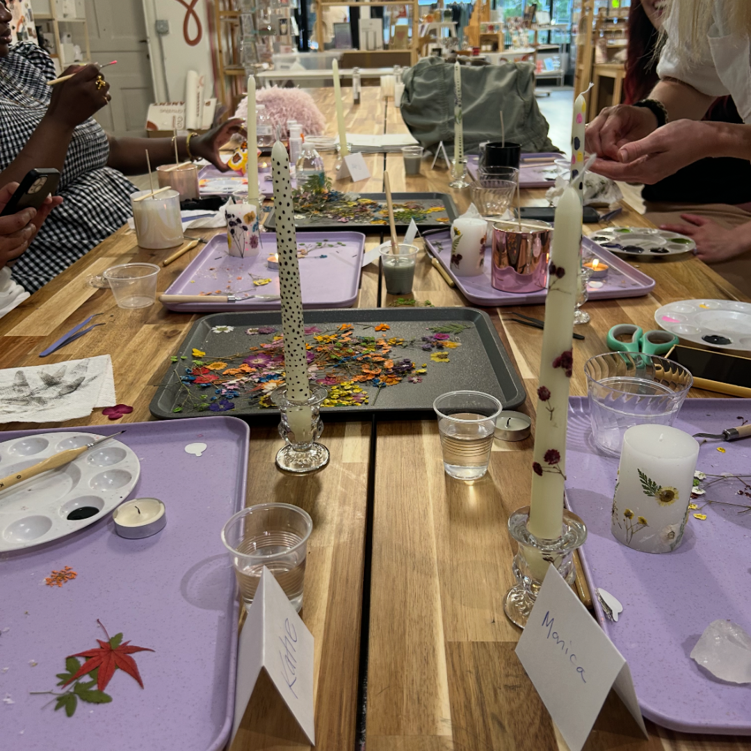 Candle Making and Painting Class | Sat. Nov. 22nd 11am-1pm
