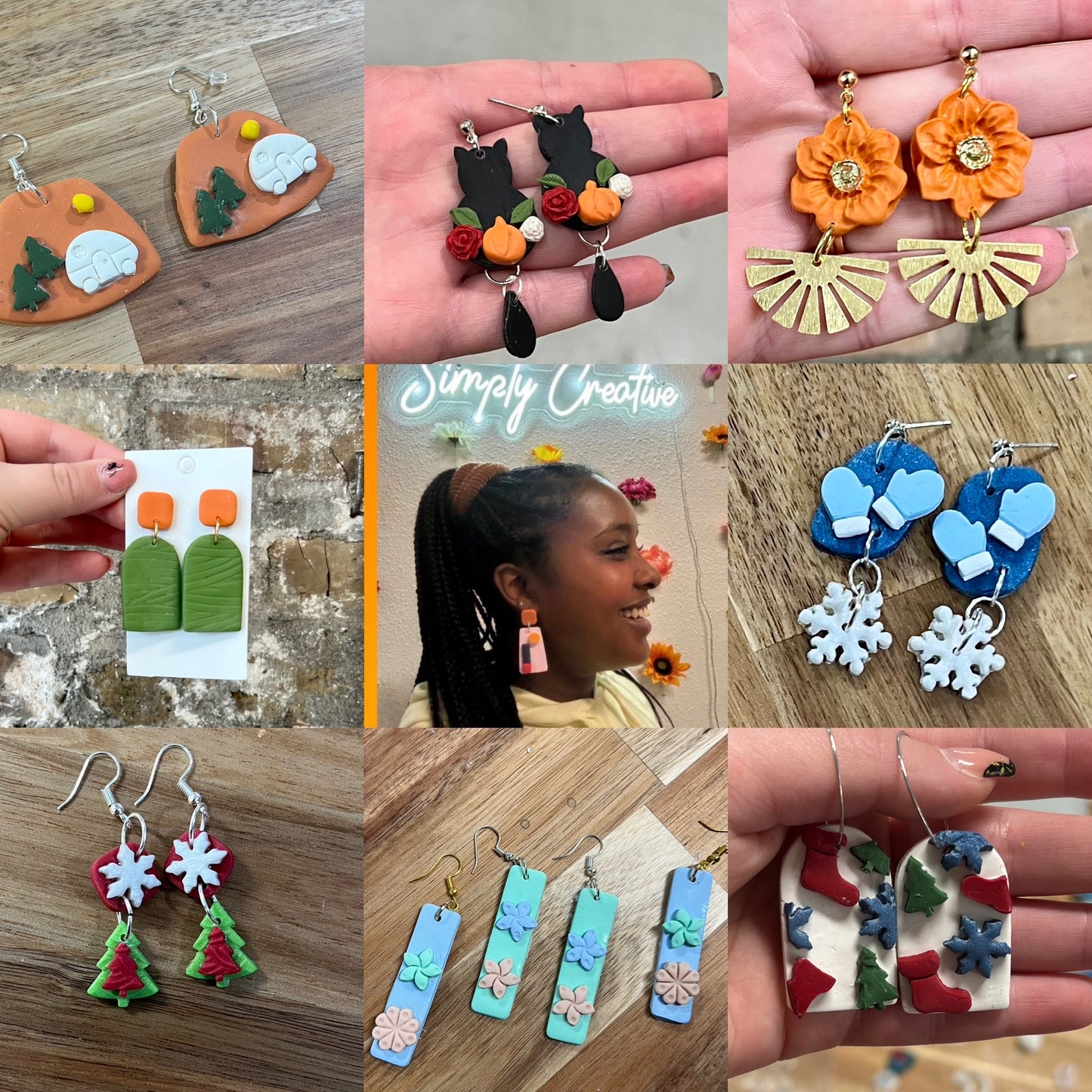 Polymer Clay Earring Class | Fri. Aug. 8th 6pm-8:30pm