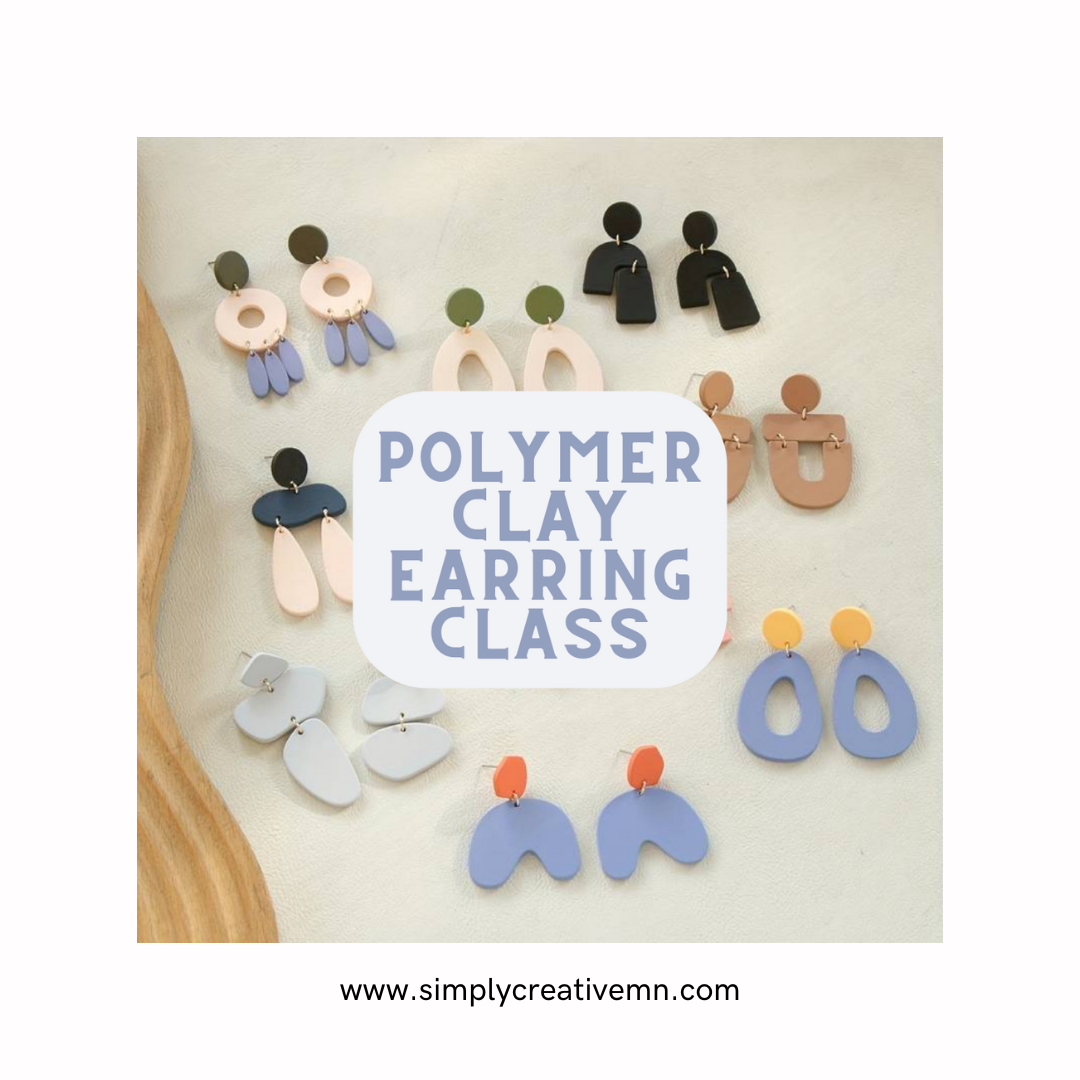 Polymer Clay Earring Class | Fri. Aug. 8th 6pm-8:30pm