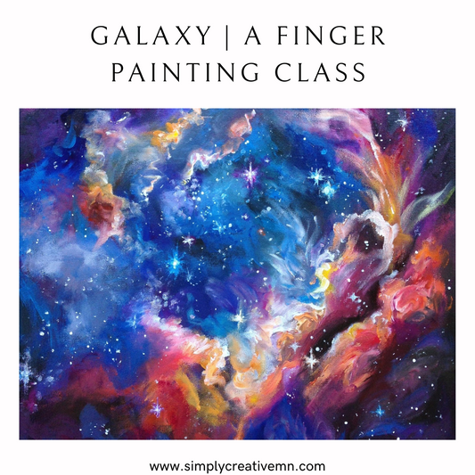 Galaxy Finger Painting Class | Tues. Oct. 28th 6pm-9pm