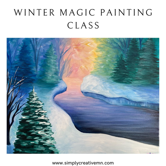 Winter Magic Painting Class | Tues. Dec. 16th 6pm-9pm
