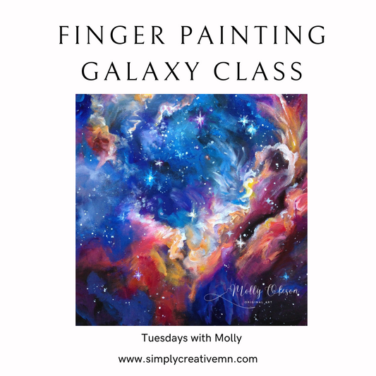 Finger Painting Galaxy Class | Tuesday May 28th 6pm-9pm