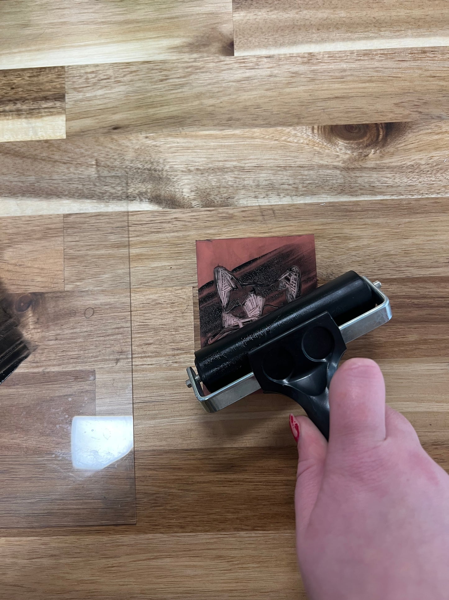 Block Printing/Lino Cut Drop-in Self Guided Class | Fri. December 29th