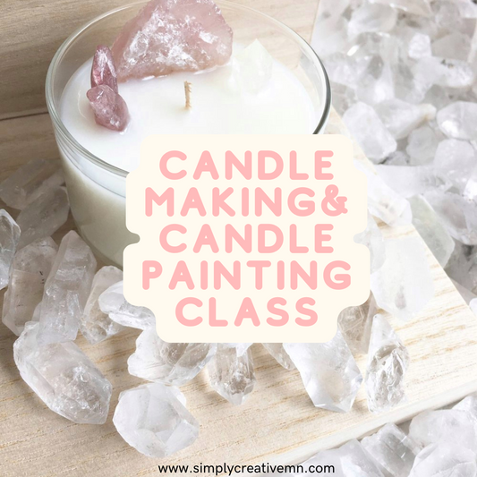 Candle Making and Painting Class | Sat. Nov. 22nd 11am-1pm