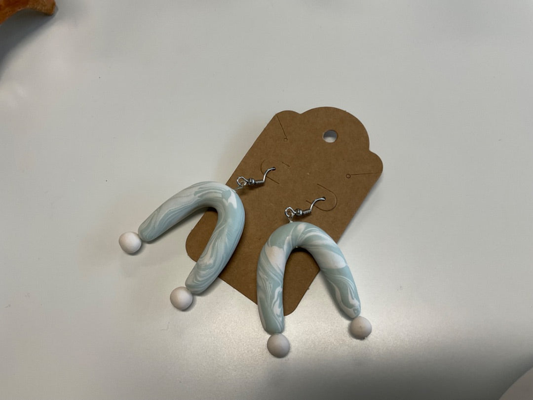 Swirl Arches Belmont Art Studio Earrings