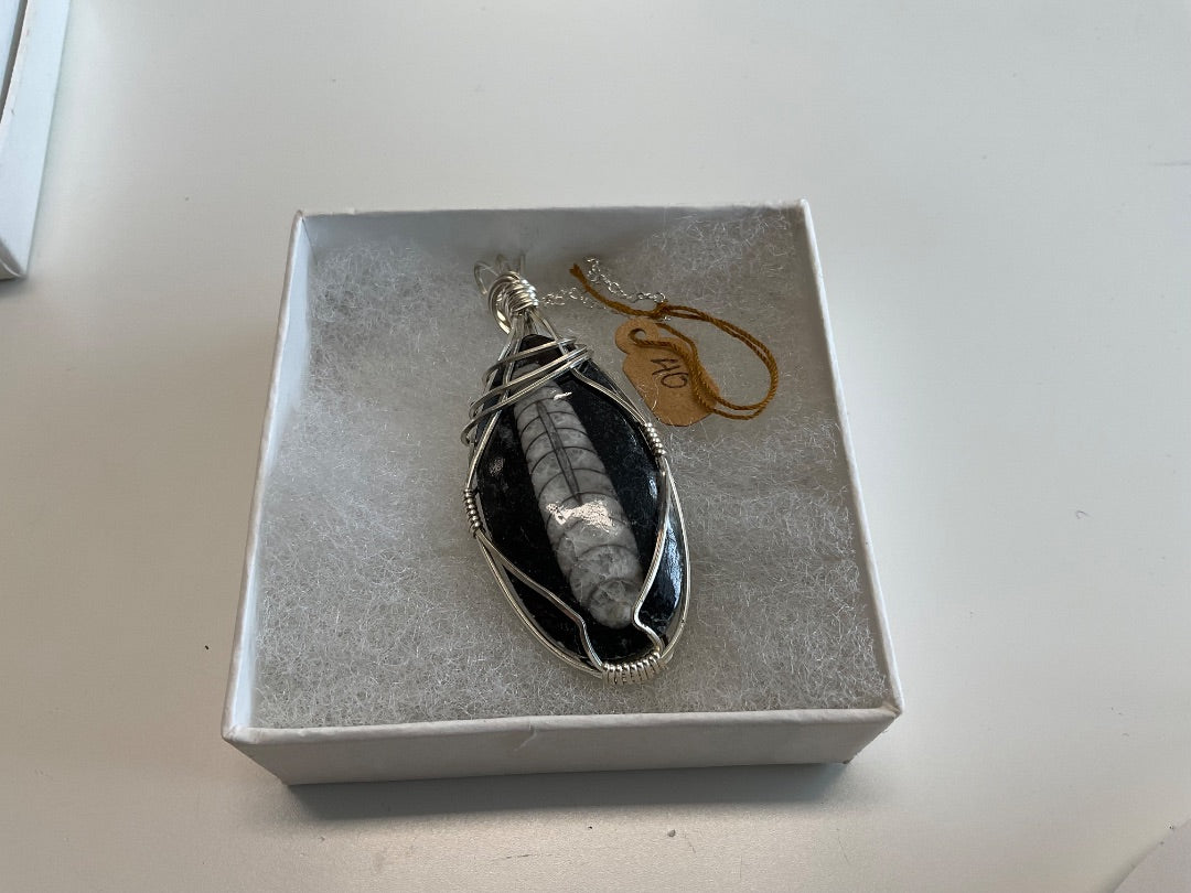 Orthoseras Wire Wrapped Connie Beth Creations Necklace