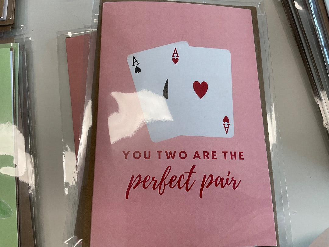 You Two Are the Perfect Pair Lupine Design Cards