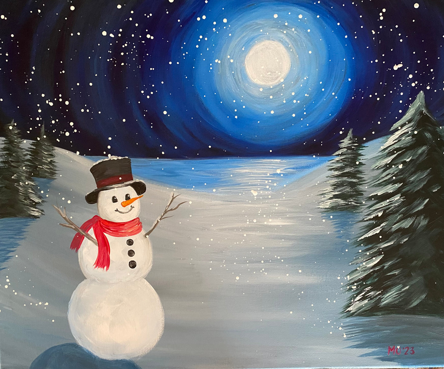 Snowman Family Painting Class | Sun. Dec. 21st 11am-1pm