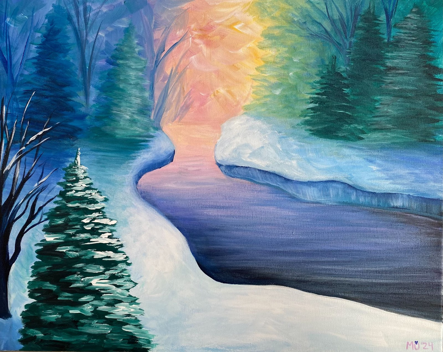 Winter Magic Painting Class | Tues. Dec. 16th 6pm-9pm