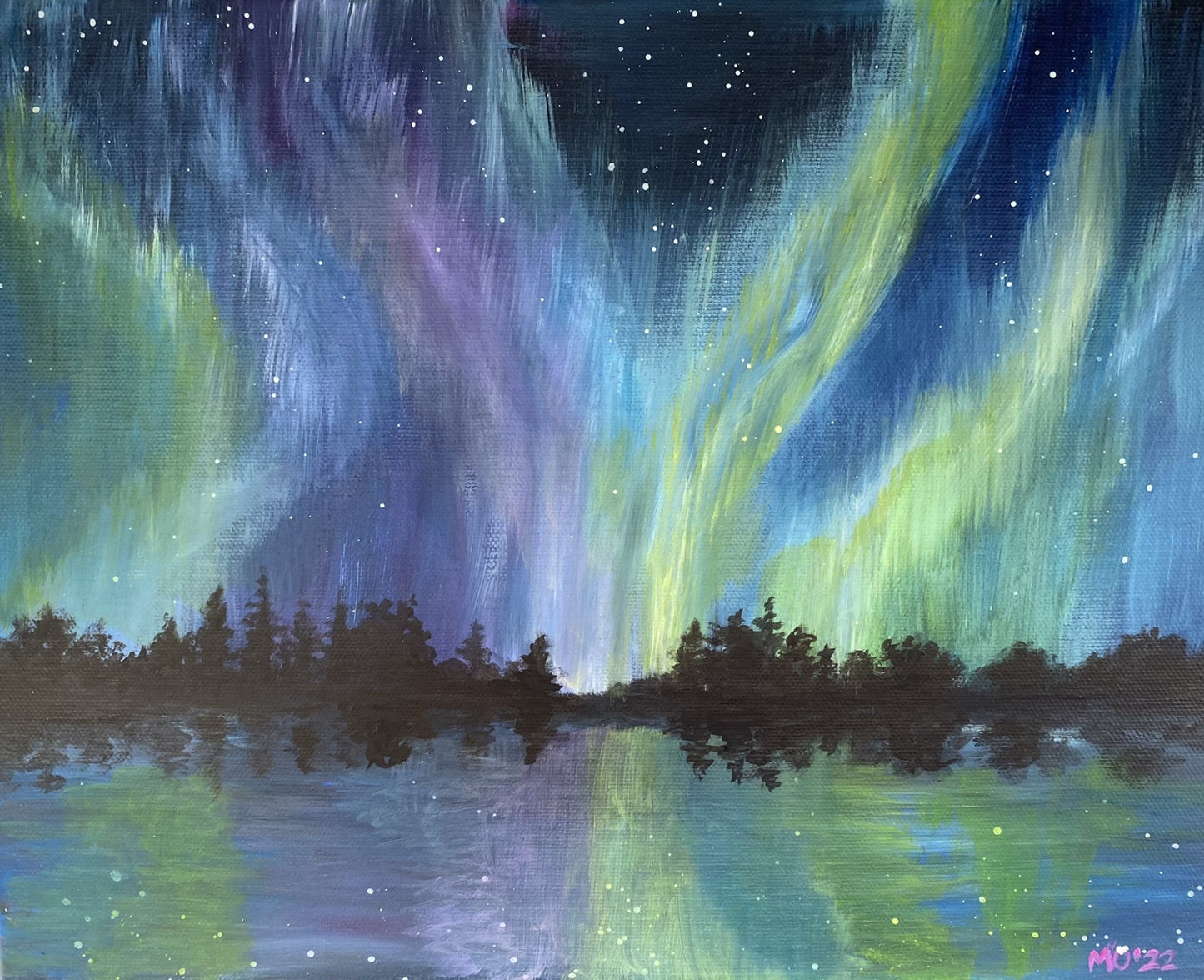 Northern Lights Painting Class | Tues. May 27th 6pm-9pm