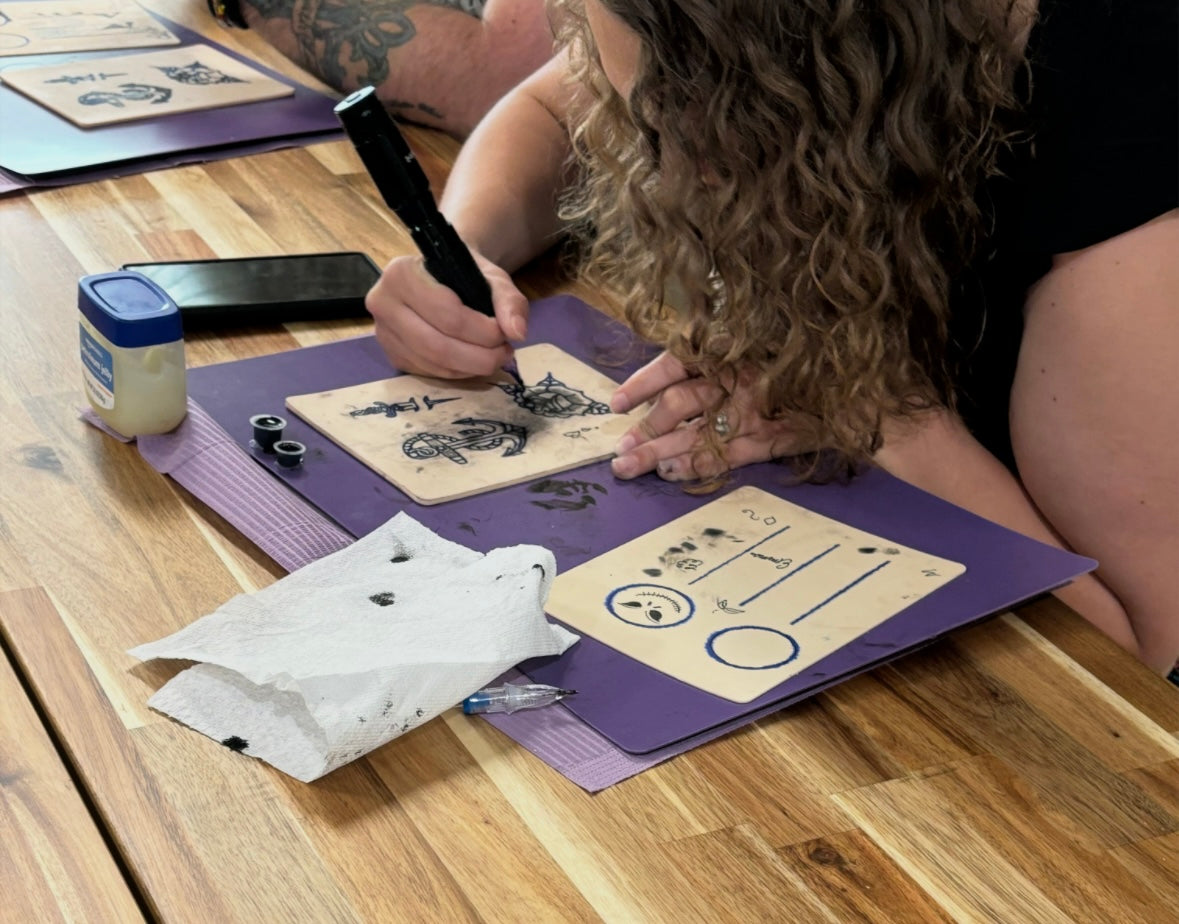 Tattooing Synthetic Skin Class