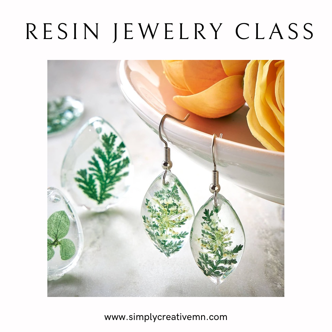 Resin Jewelry Class | Fri. Dec. 27th 6pm-8pm