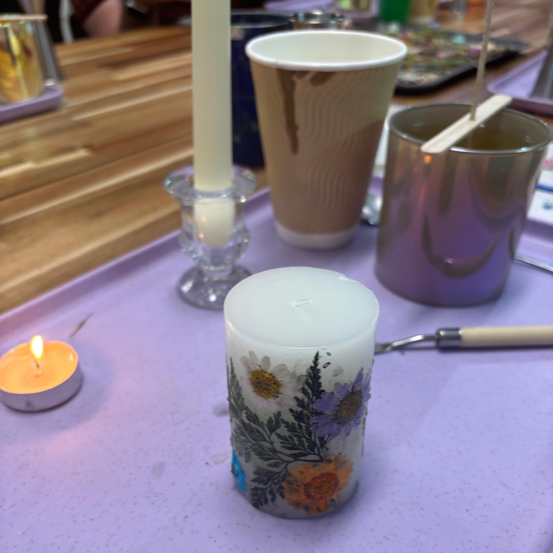 Candle Making and Painting Class | Sat. Nov. 22nd 11am-1pm