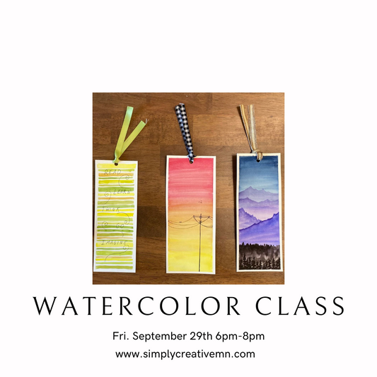 Exploring Watercolors Workshop | Fri. Sept. 29th 6pm-8pm | Minneapolis, MN