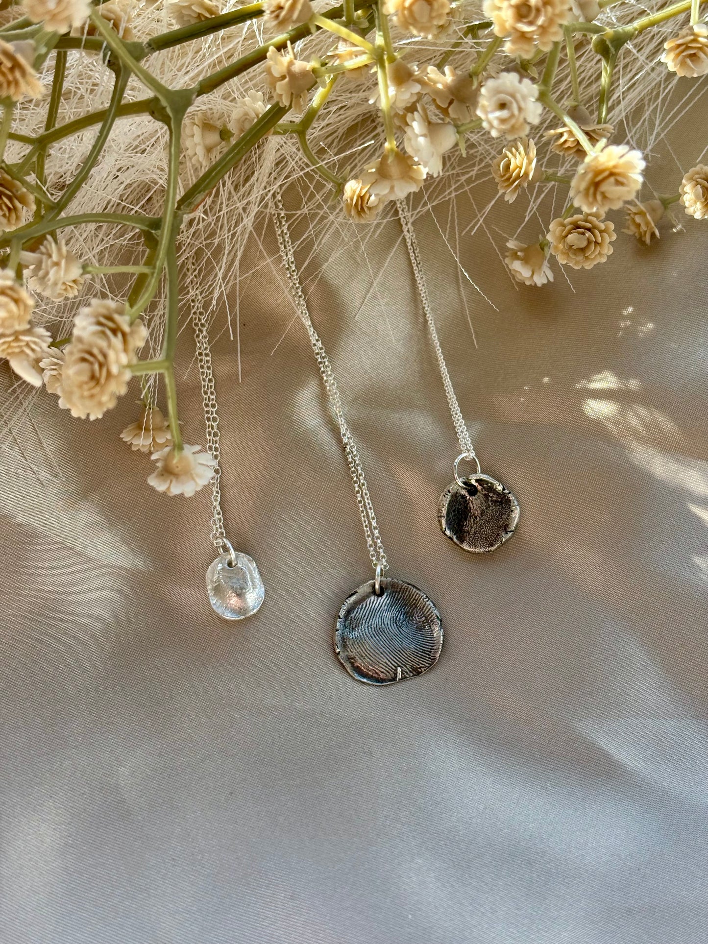 Fingerprint Keepsake Metal Clay Jewelry Class | January & February 2026 Classes