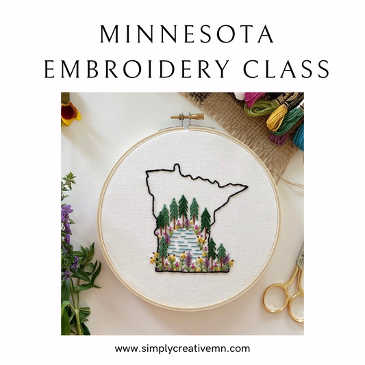 Minnesota Embroidery Class | Sun. Oct. 20th 3pm-5:30pm