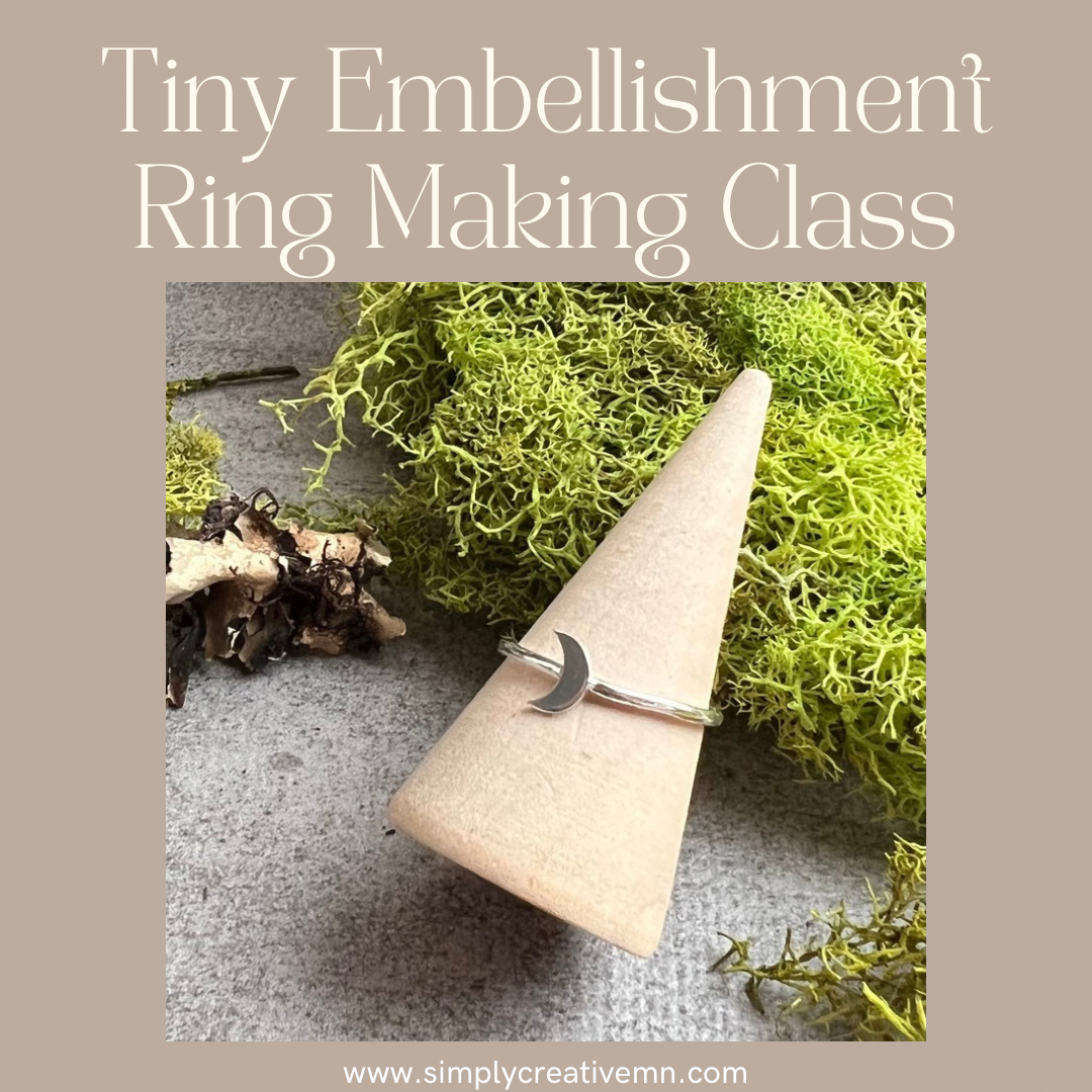 Tiny Embellishment Ring Making Class