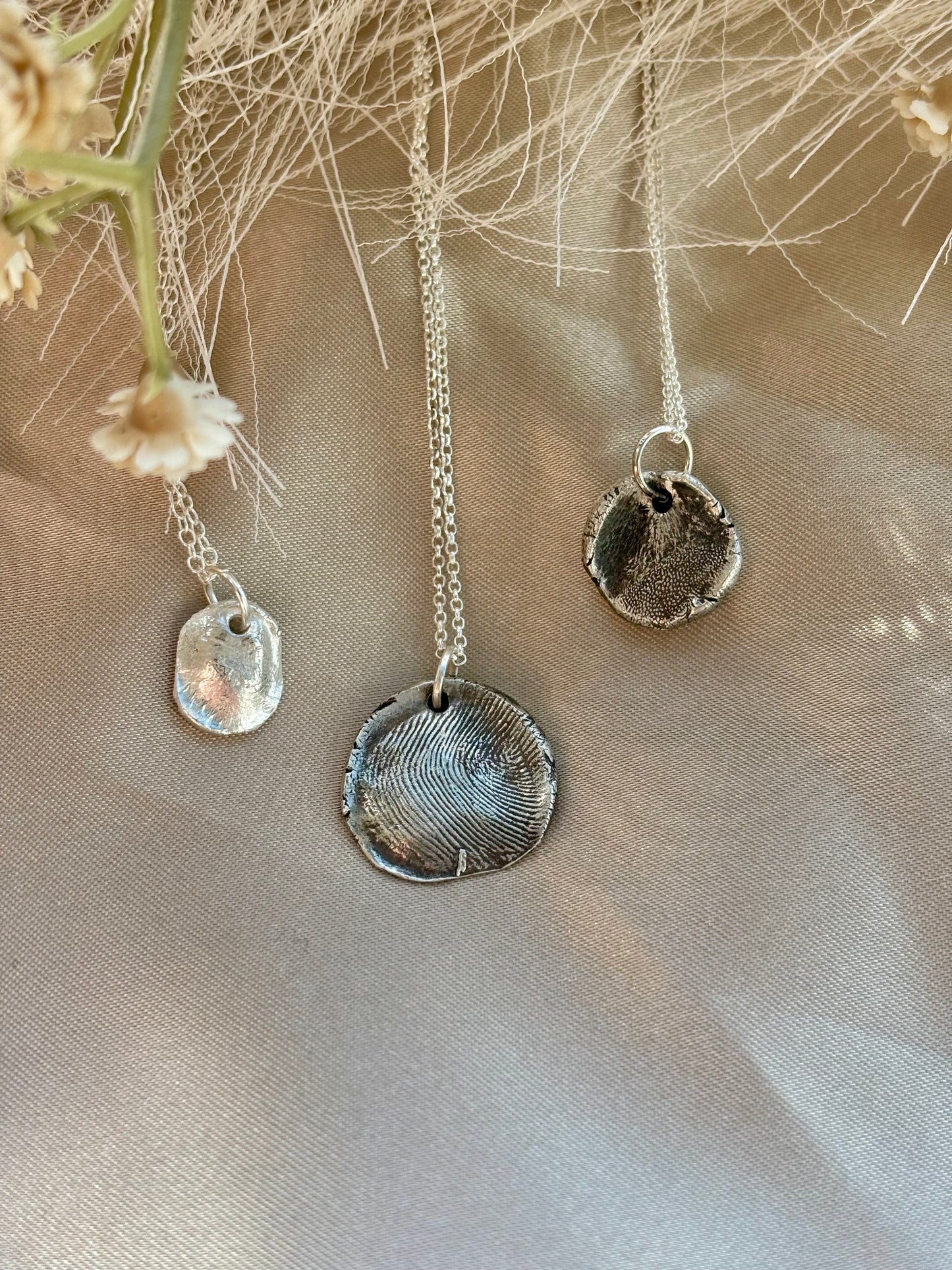 Fingerprint Keepsake Metal Clay Jewelry Class | January & February 2026 Classes