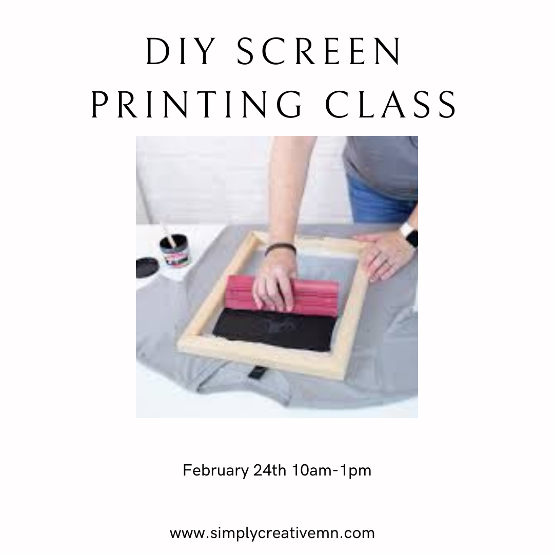 Screen Printing Class | Sat. February 24th 10am-1pm