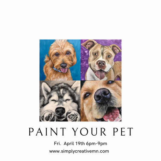 Paint Your Pet Painting Class | Fri. August 9th 6pm-9pm