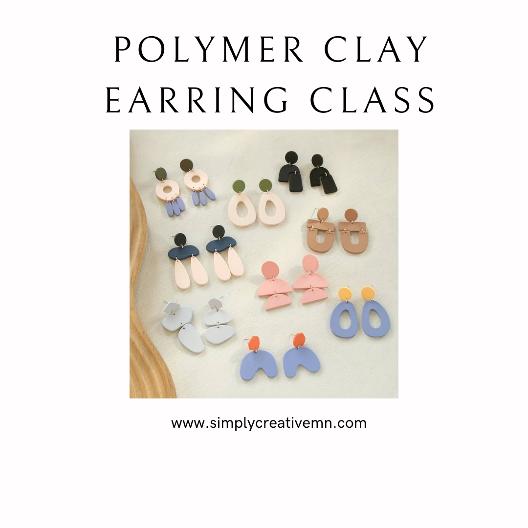 Polymer Clay Earring Class | Fri. March 29th 6pm-8:30pm
