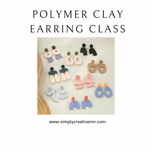 Polymer Clay Earring Class | Sat. July 13th 11am-1pm