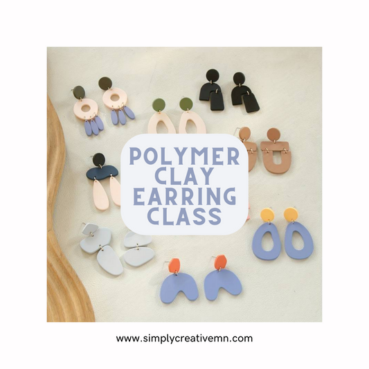 Polymer Clay Earring Class | Sun. June 16th 11am-1:30pm