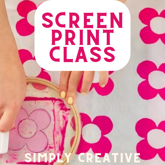 Screen Printing Class | Sat. Dec. 28th 5pm-8pm