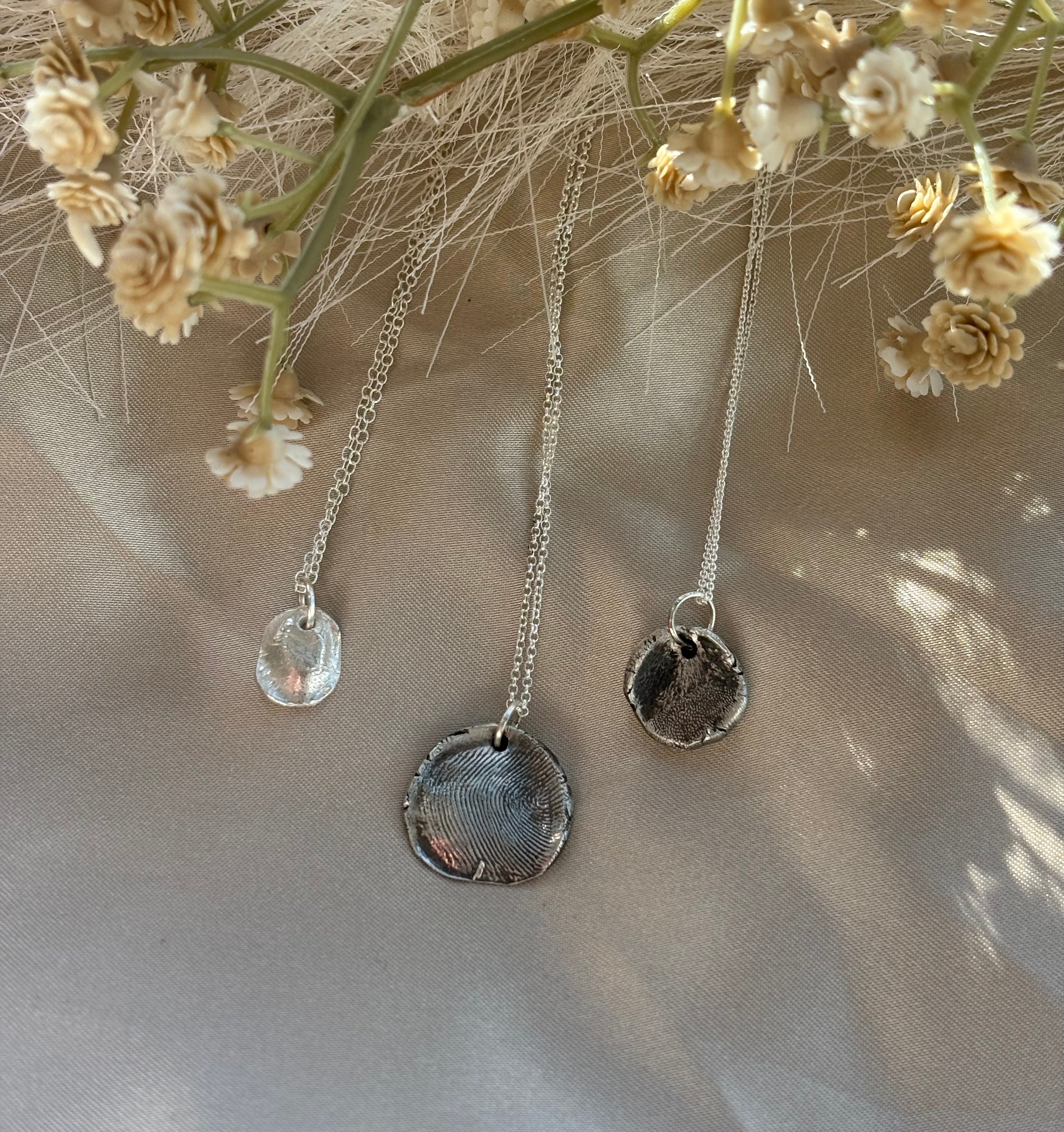 Fingerprint Keepsake Metal Clay Jewelry Class