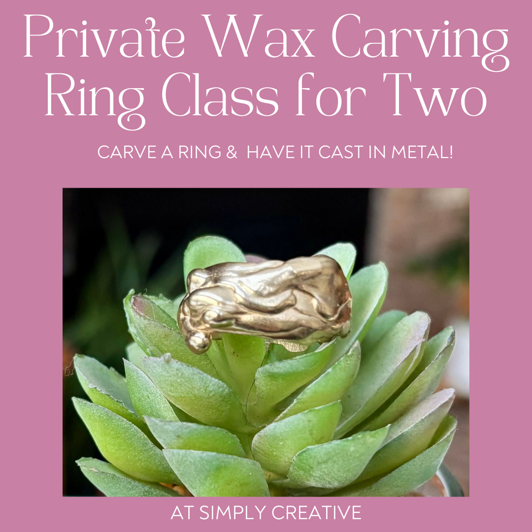 Private Wax Carving Jewelry Class for Two