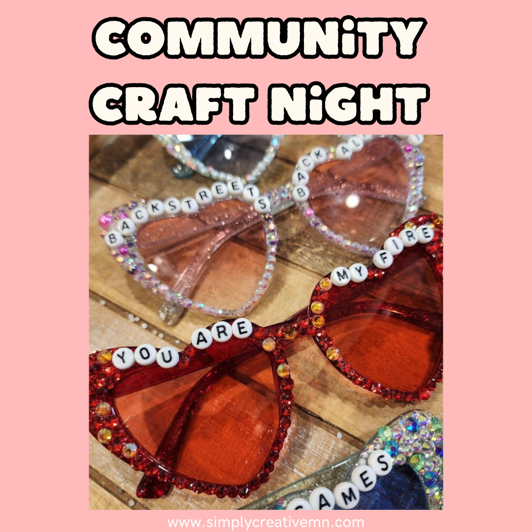 Community Craft Night | Tues. August 18th 6pm-8pm | Bedazzling