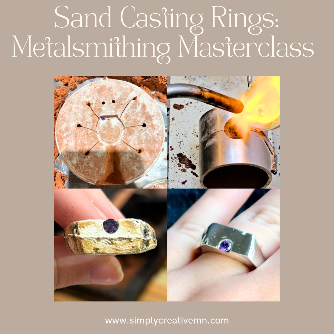 Sand Casting & Sterling Silver Ring Making Masterclass
