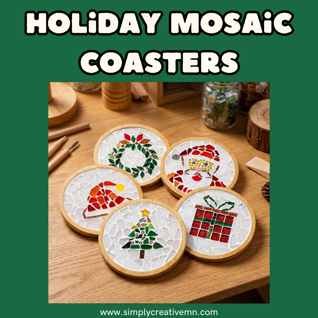 Holiday Mosaic Coaster Class