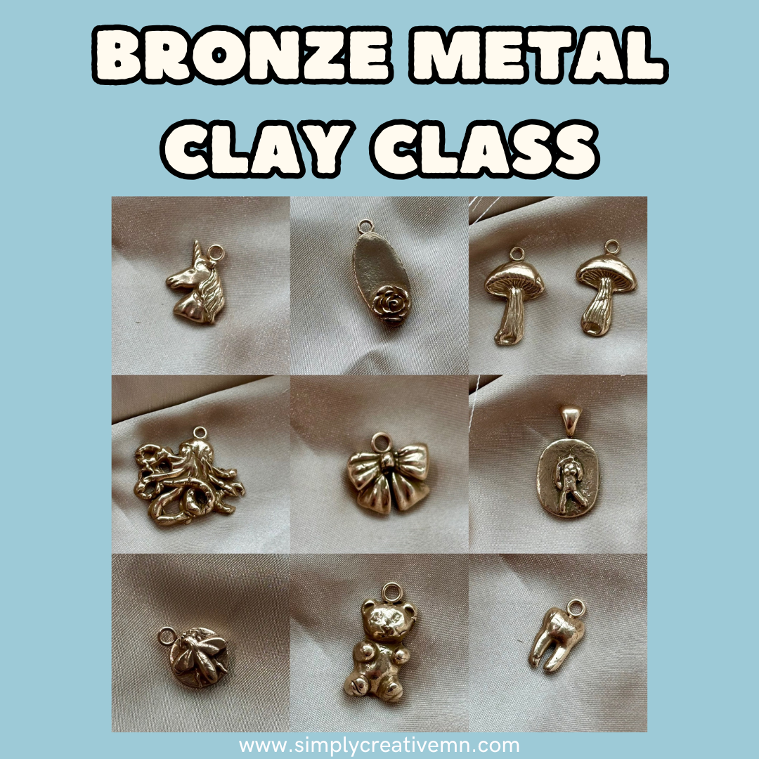 Bronze Metal Clay Jewelry Class | January & February 2026 Classes