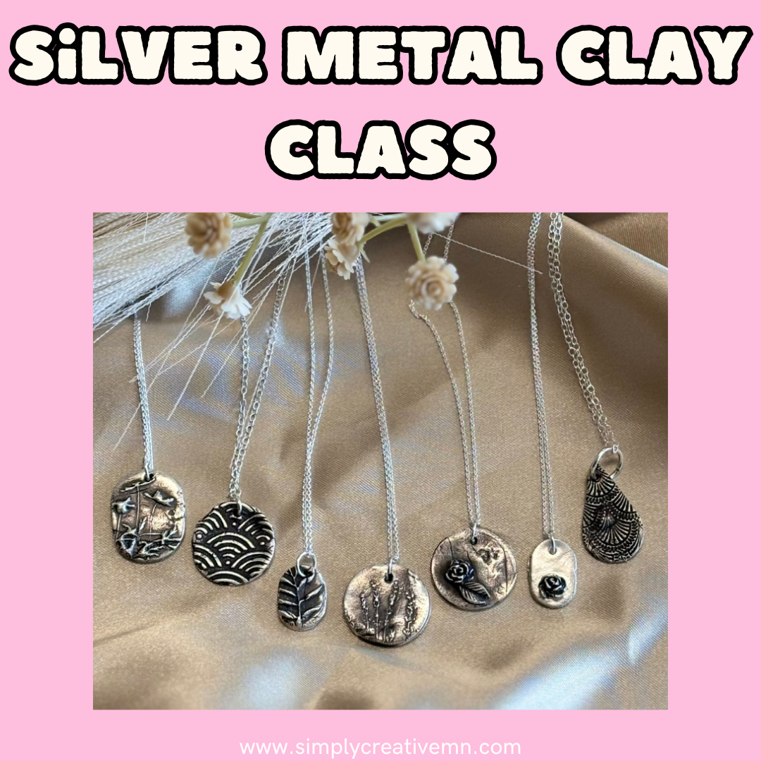 Silver Metal Clay Jewelry Class | January & February 2026 Classes
