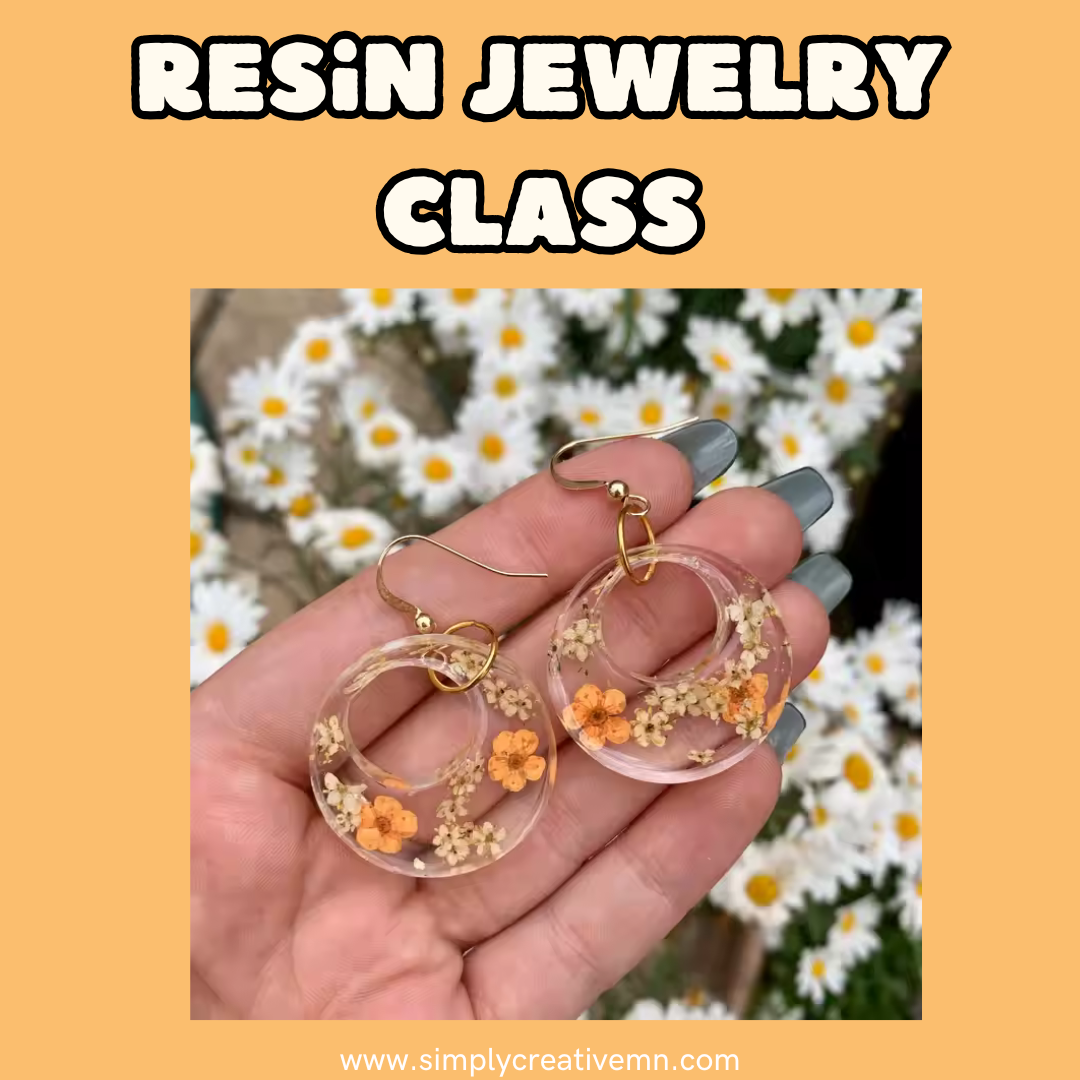 Resin Jewelry Class | January & February 2026 Classes