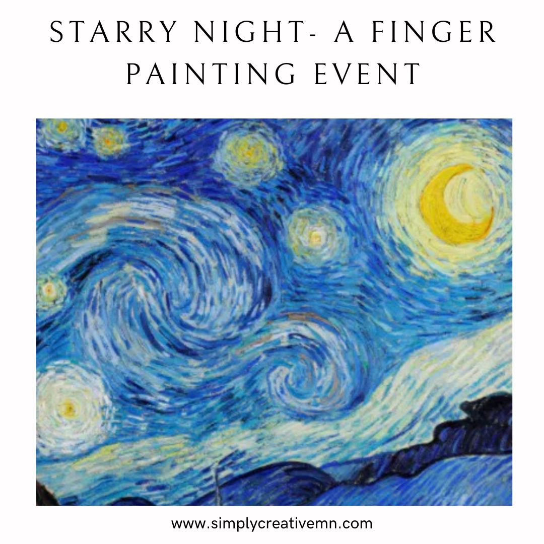 Starry Night- A finger Painting Class | Tues. March 24th 6pm-9pm