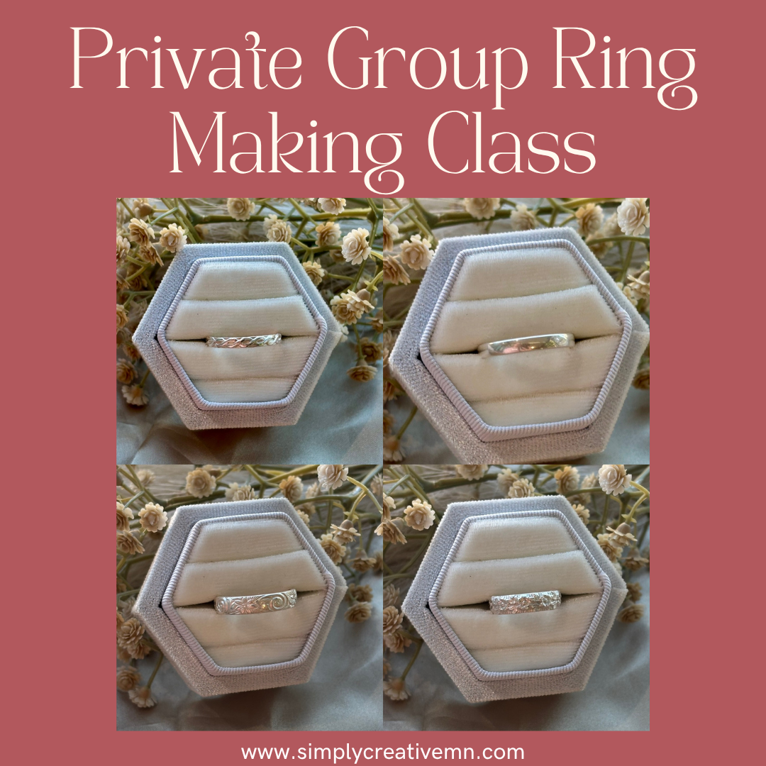 Private Ring Making Class (Groups of 2-10 people)