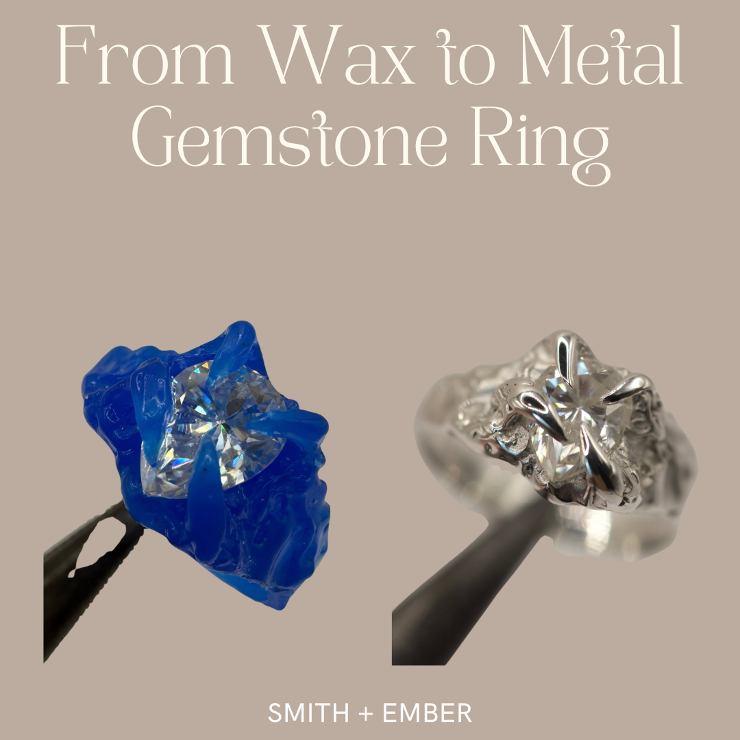 Ring Making Class: From Wax to Metal with Gemstones