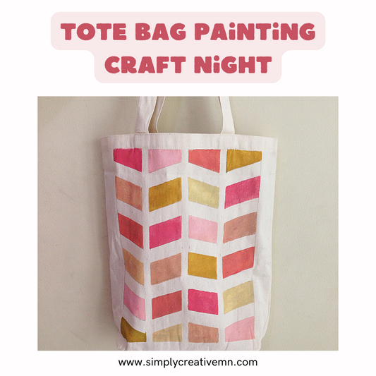 Tote Bag Painting Craft Night | Thurs. May 29th 6pm-8pm