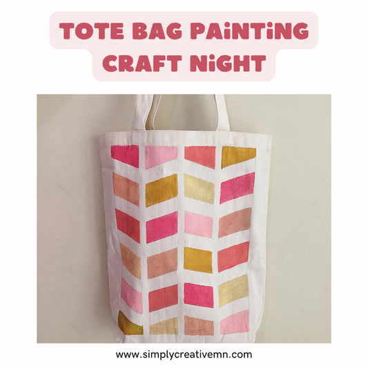 Tote Bag Painting Craft Night at Graze Food Hall | Tues. May 26th 6pm-8pm Minneapolis, MN