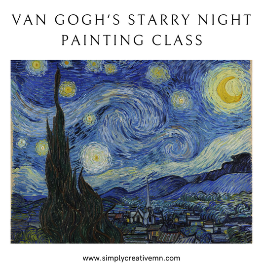 Van Gogh's Starry Night Painting Class | Tues. Sept. 9th 6pm-9pm