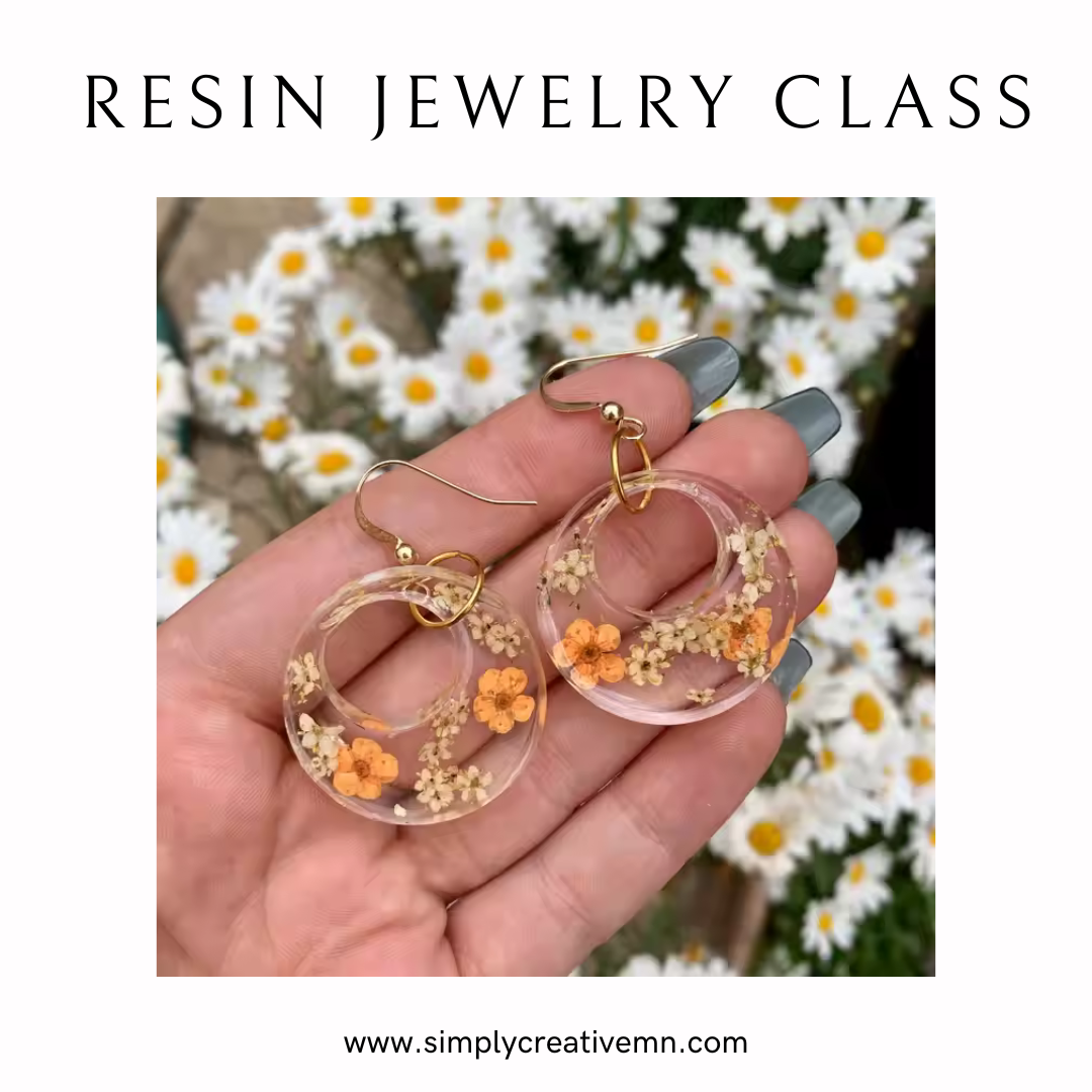 Resin Jewelry Class | Sat. Jan. 4th 11am-1pm