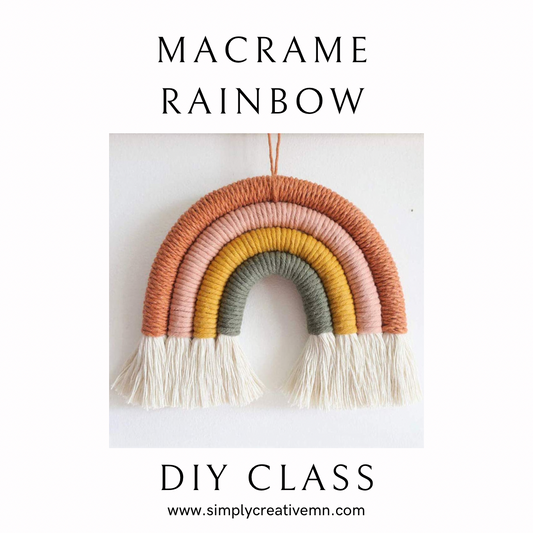 Macrame Rainbow Class | Art-A-Whirl | Sat. May 18th 10am-7pm | Self Guided