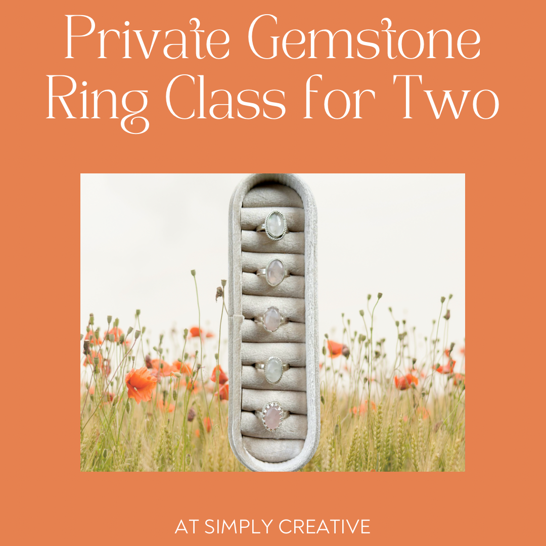Private Gemstone Ring Making Class for Two