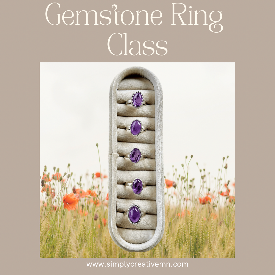 Gemstone Ring Making Class