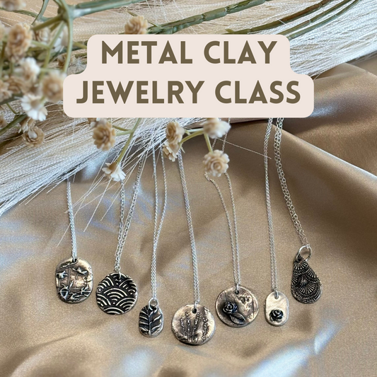 Metal Clay Jewelry Class | Sat. Dec. 21st 10am-1pm