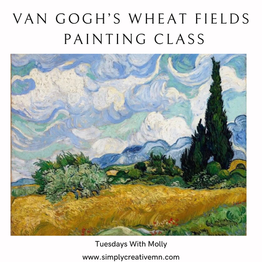 Van Gogh’s Wheat Fields Painting Class | Tues. Sept. 17th 6pm-9pm