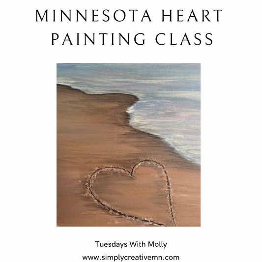 Minnesota Heart Painting Class | Tues. September 24th 6pm-9pm